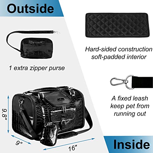 Pet Carrier Purse with Shoulder Strap (Holds Up to 10lbs)