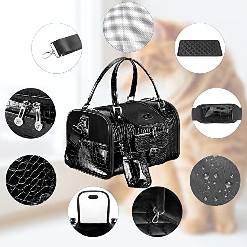 Pet Carrier Purse with Shoulder Strap (Holds Up to 10lbs)